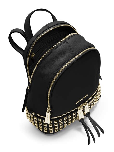 michael kors rhea bag|Michael Kors rhea studded backpack.